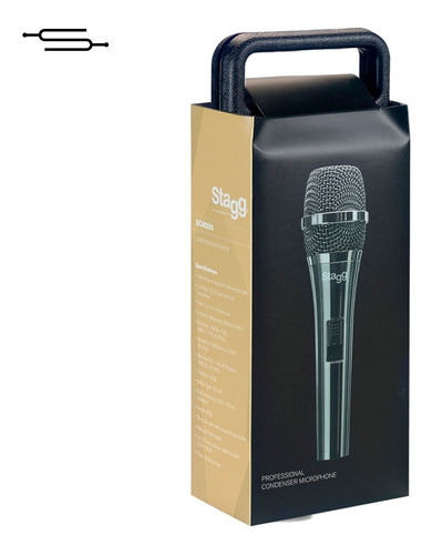 Imagen 2 de 4 de Micrófono Condenser Vocal E Instrumentos Stagg Scm200