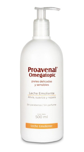 Proavenal Omegatopic Leche Emoliente 500ml Piel Sensible