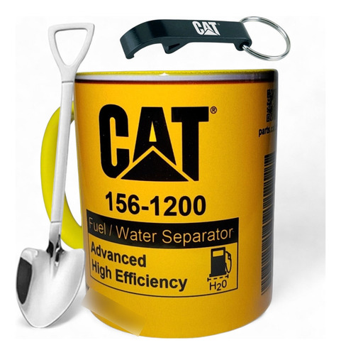 Tazas Con Logo Cat + Obsequio