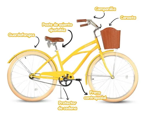 Bicicleta amarilla vintage new arrivals