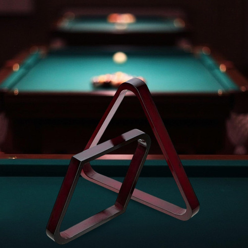 Juego De Estantes Para Bolas De Billar Planas De 2 Rojo
