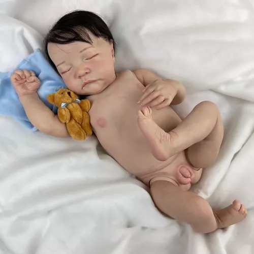 Boneca Bebe Reborn Corpo Silicone Menino