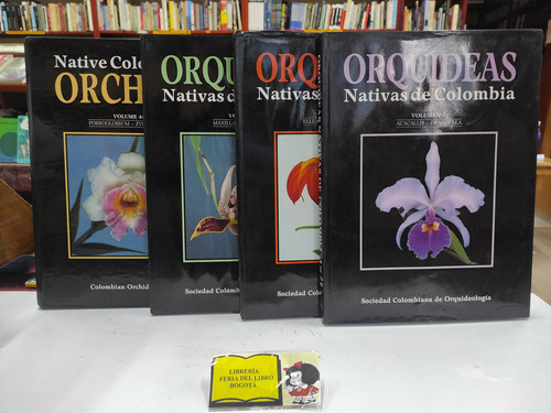 Orquídeas Nativas De Colombia - 4 Tomos - Orquideología