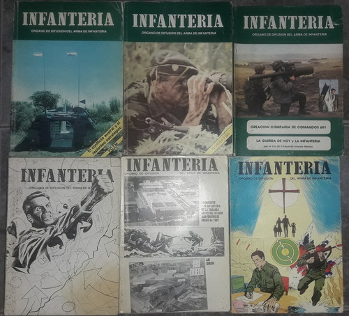 Lote De 6 Revistas De Infanteria N°3-4-6-11-12-17