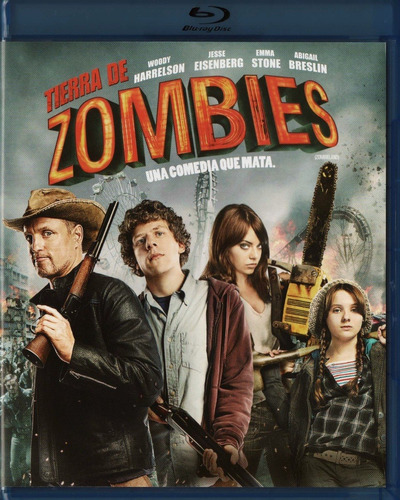 Tierra De Zombies  Zombieland  Emma Stone Pelicula Blu-ray