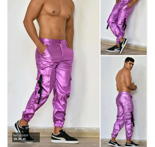 Pantalón Cargo Para Caballero Moda Urbana