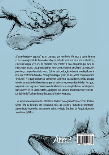 A “Arte de Sujar os Sapatos”: com a Grande Reportagem Social, de de Souza, Luiza Gould. Editorial Appris Editora e Livraria Eireli - ME, capa mole em português, 2022