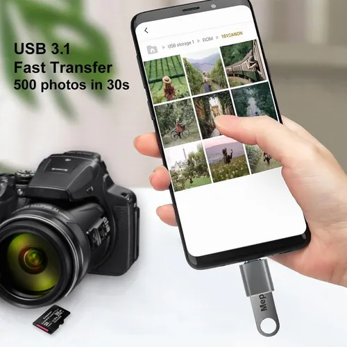 Adaptador Conector Usb C Hembra A Micro Usb V8 Macho2,0
