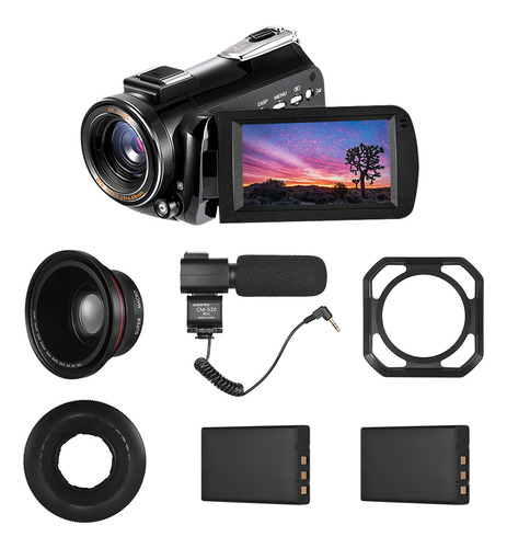 Videocámara Digital 4k Wifi Ac3 Ordro Camcorder 30mp