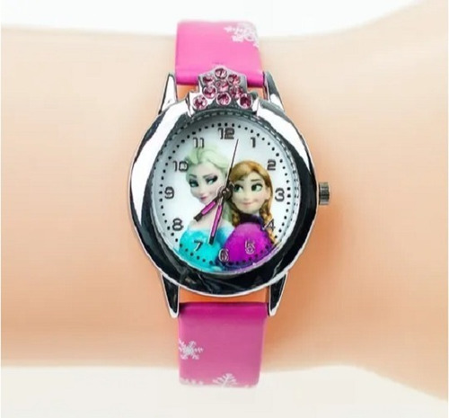 Relógio Frozen + Pulseira Frozen Meninas Novo Barato