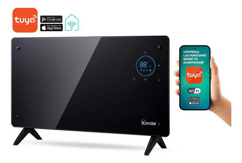 Panel Convector Vidrio Kendal Kgh 1500 Con Wifi