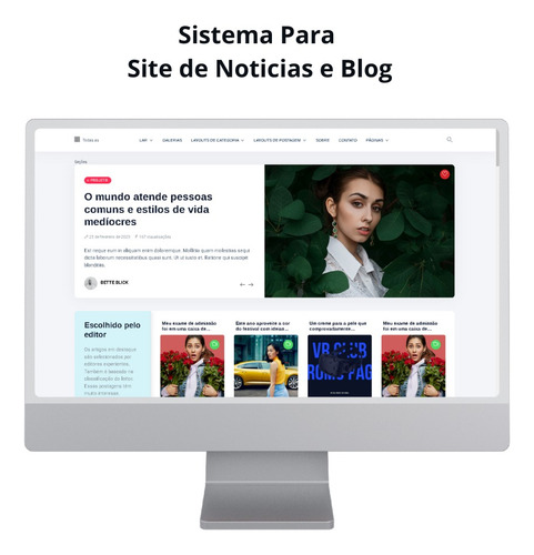 Sistema Para Site De Noticias E Blog