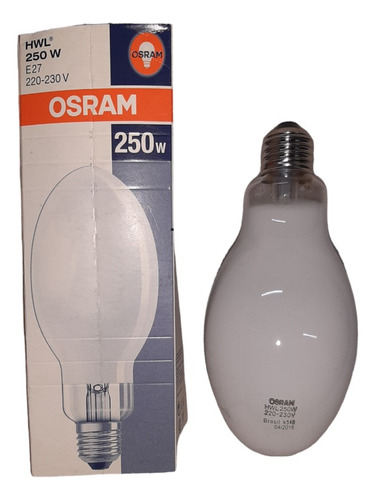Lámpara Mercurio 250w Mixta Hwl  E27 Ovoide Osram