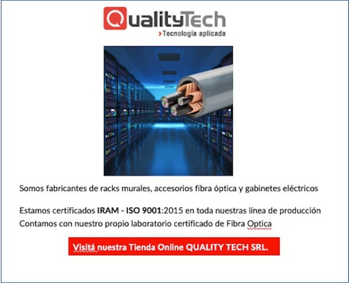 Gabinete Rack 11 Unidades Quality Tech + Bandeja 1u