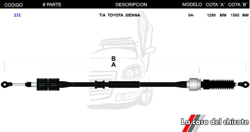 Palanca De Velocidades T/a Toyota Sienna 2004 