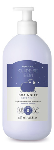  Loção Desodorante Hidratante Cuide-se Bem Boa Noite 400ml