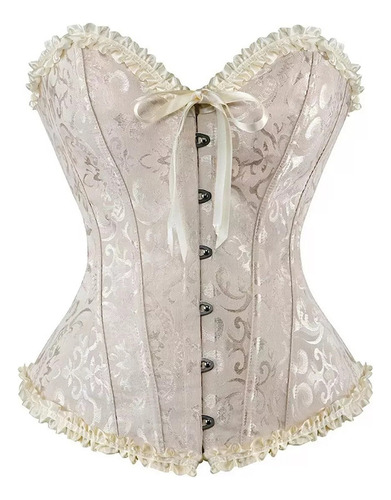 Cinto Columbia Faja Corsette Victoriano Corset Bordado