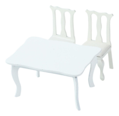1:12 Juego De Mesa Y Silla De Casa De Muñecas, Manualidades