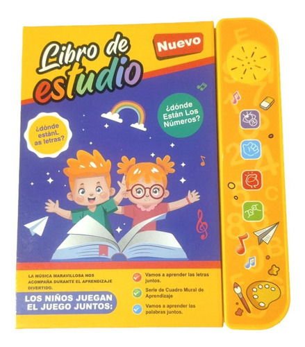 Libro Interactivo Bilingue, Aprende 150 Palabras Con Sonidos