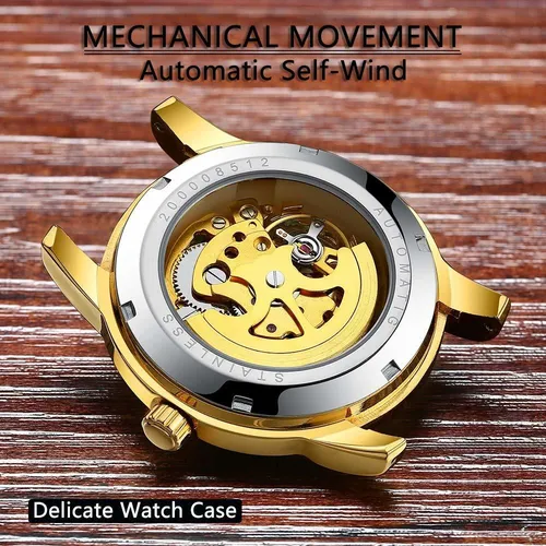 Relojes Mecánicos Esqueleto Delicados Originales Para Hombre