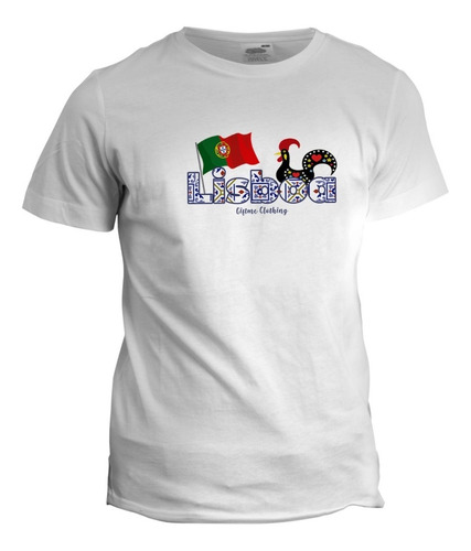 Camiseta Personalizada Lisboa - Unissex - Cidades