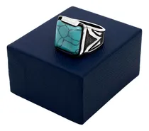 Comprar Padrísimo Anillo De Plata .925 Modelo  Holden  Turquesa 10