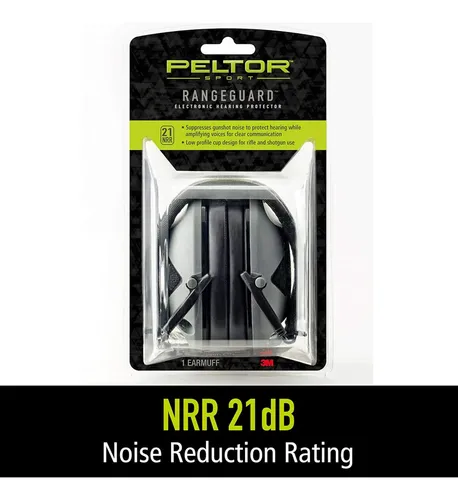 Protetor Auditivo Eletrônico Peltor Rangeguard, Nrr 21 Db