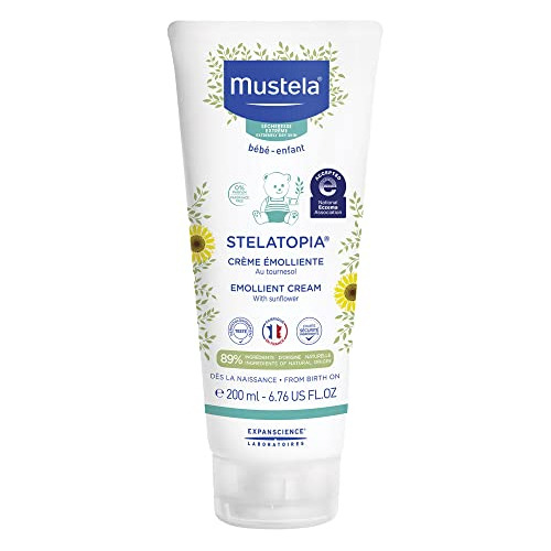 Crema Emoliente Para Bebés Mustela Stelatopia Para Piel Prop