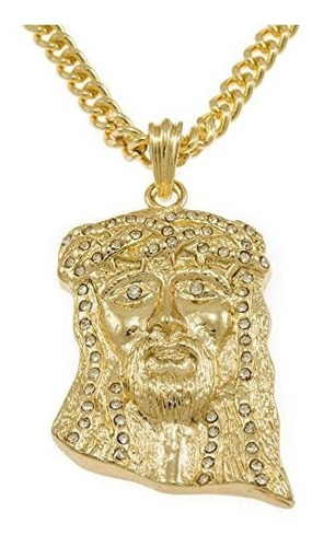 Luvax Inc. Hip-hop Bling Iced Oro Tono Cz