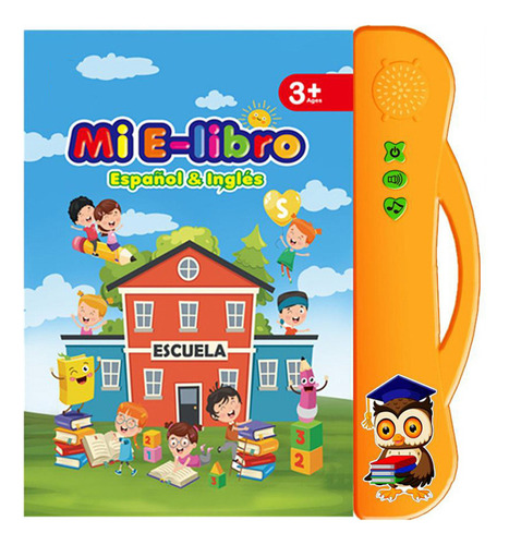 Libro De Pizarra De Sonido 2 En 1 En Español E Inglés, Con C