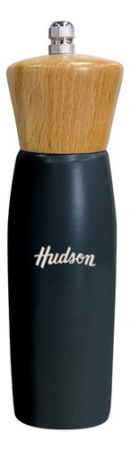 Molinillo De Madera Hudson Laqueado Color Negro 20 Cm