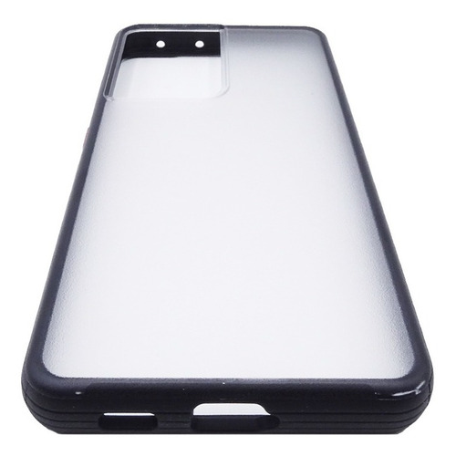 Carcasa Protectora Break Compatible Con Samsung S21 Ultra Color Negro Liso