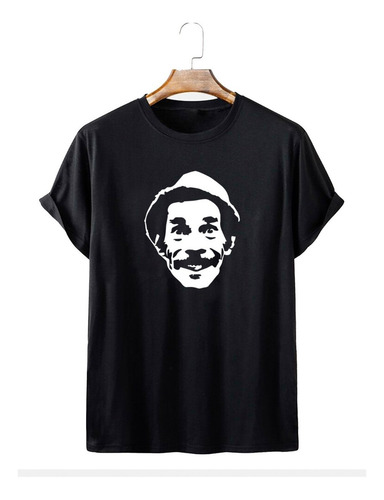 Imagen 3 de 5 de Remera Negra Don Ramon Chavo Hombre Mujer Algodón Peinado