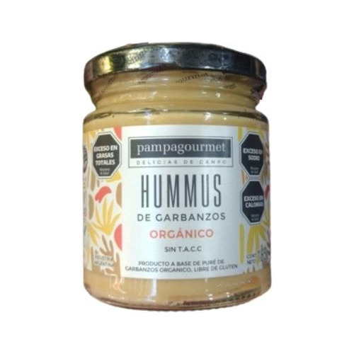 Hummus De Garbanzos Orgánico Pampagourmet (x 185g)