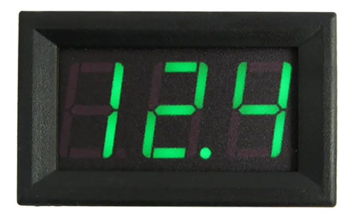 Monitor Digital De Voltímetro De 0,56 Polegada Voltímetro
