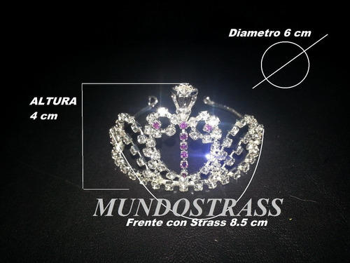 Corona Tiara Rodete-souvenirs Tiara Princesa Sofia En Strass