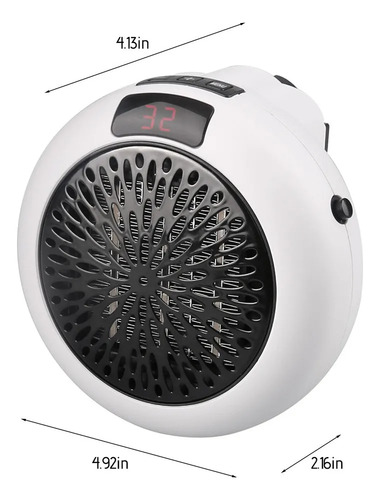 Insta Heater Portátil Con Control Remoto F Space Hea Blanco