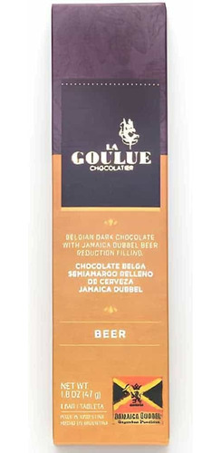 Chocolate Belga La Goulue Dark Beer Relleno Con Cerveza 47g