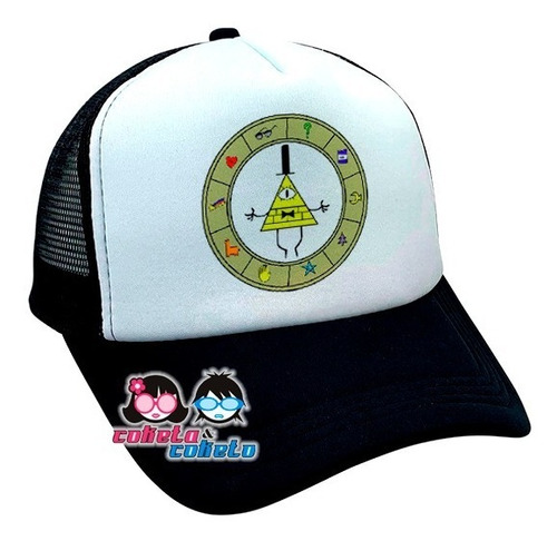 Gorra Bill Cypher Clave Gravity Falls Sublimada Coketacoketo