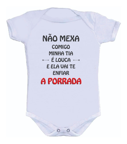 Body Bebe Titia Dinda Sobrinha Afilhada