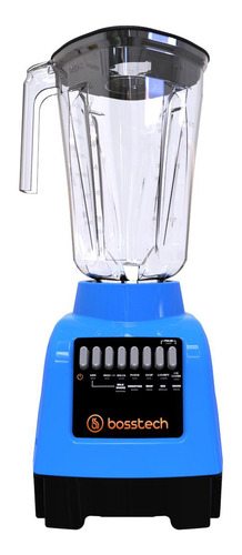 Licuadora Bosstech Bsed-b1 2 L Azul Con Vaso De Plástico