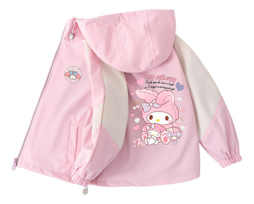 Chaqueta De Invierno Con Forro Para Niños Sanrio Fashion