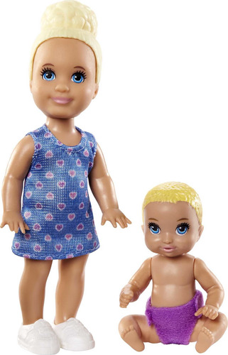 Muñeca Barbie Skipper Babysitters Inc, Paquete De 2 Hermanos