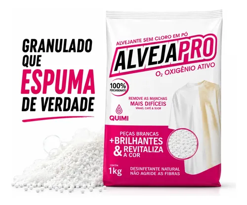 Percarbonato  De Sódio 100% Puro Tira Manchas - Alvejapro 1kg