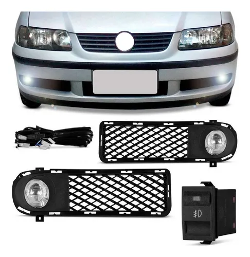 Kit Farol De Milha Auxiliar Gol Saveiro Parati G3 Fase 1 Kit Farol De Milha Auxiliar Gol Saveiro Parati G3 Fase 1