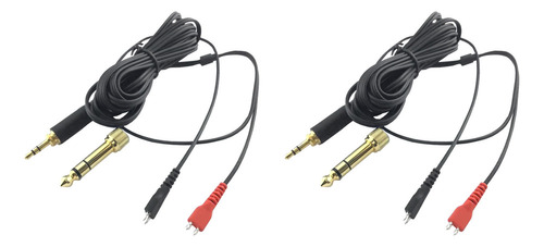 2 Cables De Audio De Repuesto For Sennheiser Hd25 Hd560 Hd5