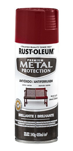Aerosol Metal Protection Antióxido Rojo Clavel Rust Oleum