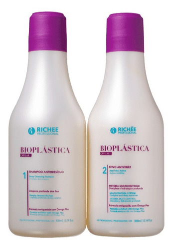 Escova Progressiva Richée Bioplástica Capilar (2 X 300ml)