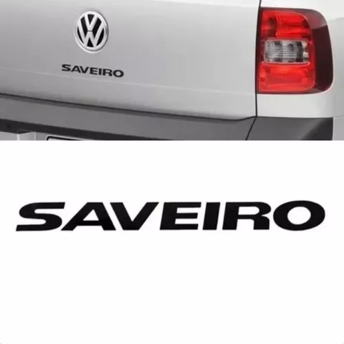 Adesivo Tampa Traseira Letreiro Volkswagen Saveiro Cross 2010 2011 2012  2013 2014 2015 2016 2017 2018 2019 2020 2021 2022