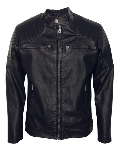 Imagen 2 de 8 de Chamarra Biker Vini Piel Roosevelt Súper Calidad Premium 04